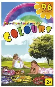 Maxi dėlionė COLOURS, 3-6 metų vaikams