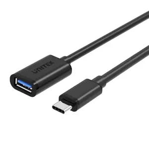 UNITEK Y-C476BK "Unitek" kabelis iš USB Type-C į USB AF, Y-C476BK