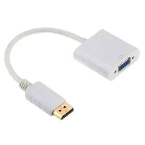 GEMBIRD A-DPM-VGAF-02-W Gembird adapteris Displayport 1.1->VGA, su kabeliu, baltos spalvos