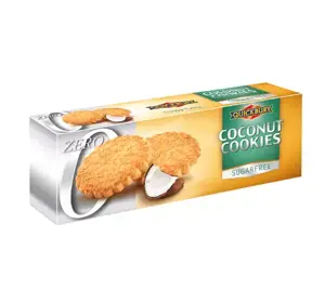 Sausainiai kokosų skonio, be cukraus, 130 g