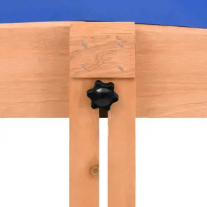 Smėlio dėžė su stogeliu, 112x112x112cm, eglės mediena