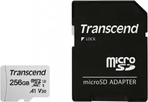 TRANSCEND 256GB microSD su adapteriu UHS-I U3 A1