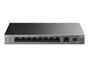 TP-LINK | 10-Port Gigabit Desktop Switch with 8-Port PoE+ | LS1210GP | Unmanaged | Desktop