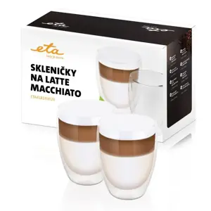 LATTE MACCHIATO stiklinės ETA418193020 2 x 350 ml