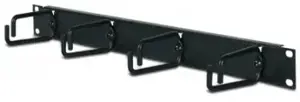 APC AR8425A, Kabelių valdymo skydas, juodas, 1U, 445 mm, 7,6 cm, 44 mm