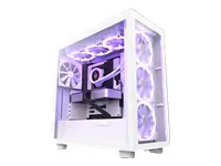 NZXT kompiuterio korpusas H7 Elite RGB midi tower baltas