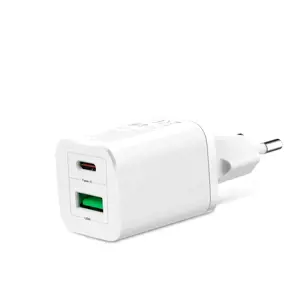 XO wall charger HN238A white 2USB QC3.0 | PD USB-C 30W