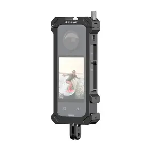 Metal protective cage PULUZ with tripod adapter for Insta360 X4