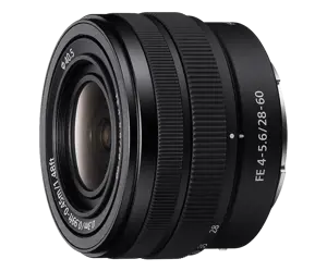 Sony FE 28-60 mm F4-5.6, Standartinis objektyvas, 8/7, 28 - 60 mm, Sony E