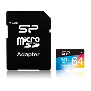 "Silicon Power Superior", 64 GB, "MicroSDXC", 10 klasė, UHS-I, 90 MB/s, 45 MB/s