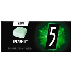 Kramtomoji guma  FIVE Spearmint, 7vnt,  14 g