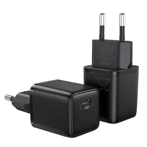 Joyroom Small Fast USB Type C PD Charger 25W EU Plug Black (L-P251)