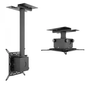 Multibrackets M Projector Mount Pro HD 40kg Black, Ceiling, 40 kg, Black, 150 - 1000 mm, 360°, -5 -…