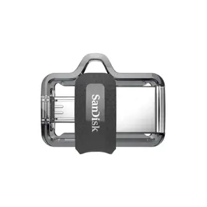 "SanDisk Ultra Dual Drive m3.0" 32 GB pilkos ir sidabrinės spalvos; EAN: 619659149598