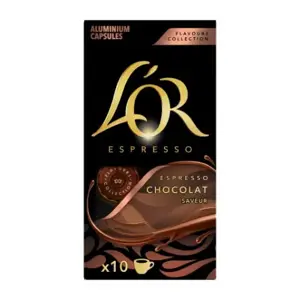 Kavos kapsulės L'OR Chocolat, 10 vnt x 52g