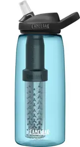 Bottle with filter CamelBak eddy+ 1L, filtered by LifeStraw, True Blue