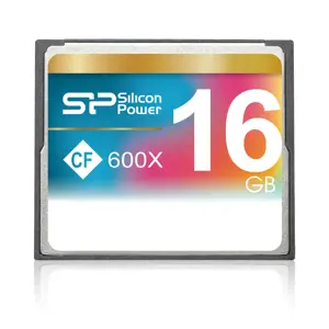 "Silicon Power CF 600X", 16 GB, "CompactFlash", 90 MB/s