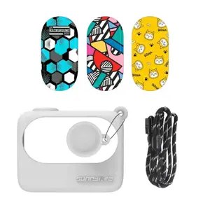 Apsauginis dėklas "Sunnylife", skirtas "Insta360 GO 3 White" su lipdukaisr "Insta360 GO 3 Black" su…