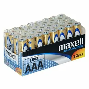 Šarminės baterijos Maxell LR03 AAA 1,5 V (32 vnt.)