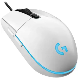 LOGITECH G203 LIGHTSYNC žaidimų pelė balta