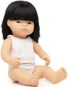 Miniland lėlė mergaitė (azijietė, 38 cm.)