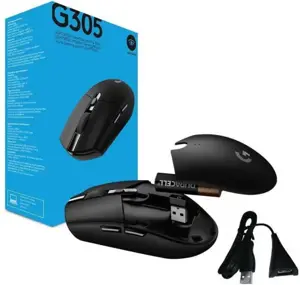 LOGITECH G305 belaidė žaidimų pelė - LIGHTSPEED - BLACK - EWR2