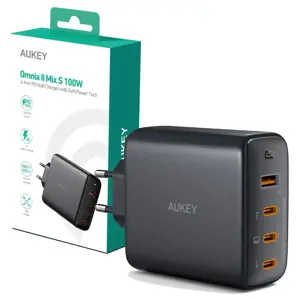 AUKEY PA-B7S "Omnia II G aN" sieninis įkroviklis 4xUSB