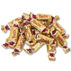 Šokoladiniai saldainiai TWIX, 2,5 kg