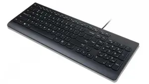 "Lenovo Essential", pilno dydžio (100%), USB, membraninis, QWERTY, juodas