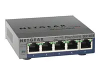 NETGEAR GS105E-200PES, Managed, L2/L3, Gigabit Ethernet (10/100/1000), Full duplex