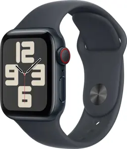 "Apple Watch SE" GPS + mobilusis ryšys 40 mm vidurnaktį aliuminio korpusas su vidurnaktį sportuojan…