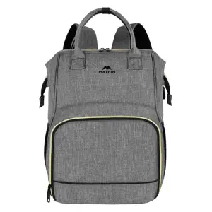 Laptop Backpack / Lunch Bag 15.6'' Matein 1368 USB Grey