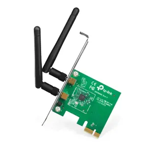 TP-LINK 300MBit/s WLAN-N PCI Express adapteris Atheros-Chipsatz 2T2R 2,4 GHz 802.11b/g/n 2 nuimamos…