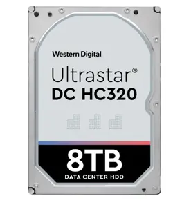 WESTERN DIGITAL Ultrastar 7K8 8TB kietasis diskas SATA 6Gb/s 512E SE 7200Rpm HUS728T8TALE6L4 24x7 3…