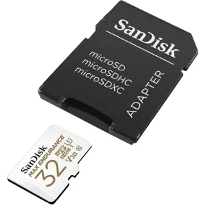 SANDISK 32GB MAX ENDURANCE microSDHC kortelė su adapteriu