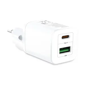 XO wall charger HN238A white 2USB QC3.0 | PD USB-C 30W