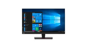 Monitorius Lenovo ThinkVision T27q-20, 68.6 cm (27"), 2560 x 1440 pixels, Quad HD, LCD, 6 ms, Black