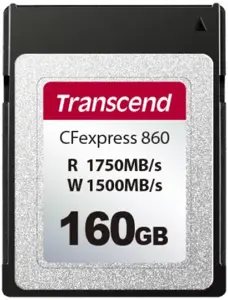 MEMORY COMPACT FLASH 160GB/CFE TS160GCFE860 TRANSCEND