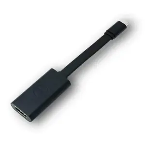 DELL adapteris - USB-C ir HDMI 2.0, USB Type-C, HDMI, vyriškas, moteriškas, juodas, 1 vnt.