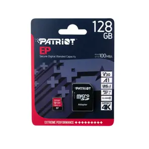 "Patriot Memory EP Pro PEF128GEP31MCX" atminties kortelė (128 GB; 10 klasės, U3 klasės)