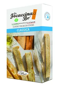 Duonos lazdelės LA FOCACCINA BO Classica, su ryžių aliejumi, 100g