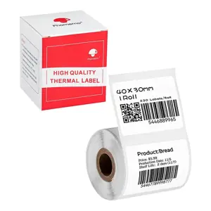 Phomemo sticker labels 30x40mm, 230 pcs. (white)