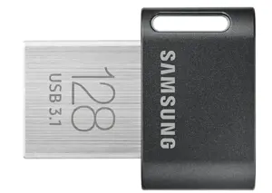 "Samsung" MUF-128AB, 128 GB, A tipo USB, 3.2 Gen 1 (3.1 Gen 1), 300 MB/s, be dangtelio, pilka, sida…