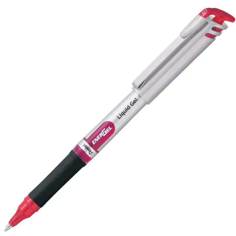 Gelinis rašiklis PENTEL ENERGEL BL17, 0,7 mm., raudona