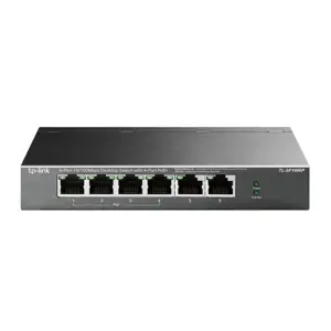 TP-Link TL-SF1006P, nevaldomas, Fast Ethernet (10/100), maitinimas per Ethernet (PoE)