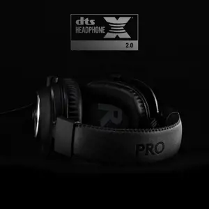 LOGITECH G PRO X laidinės žaidimų ausinės - mėlynas mikrofonas - juodos spalvos - USB DAC
