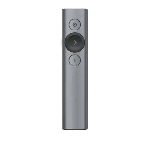 "Logitech Spotlight", "Bluetooth/RF", USB, 30 m, pilka