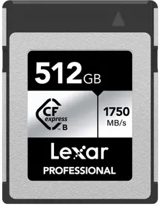 "Lexar" atminties kortelė "Pro CFexpress" 512GB B tipo sidabrinė