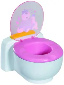 BABY born Vonios tualetas Poo-PooToilet, lėlių tualetas, 3 m., reikalingi akumuliatoriai, 707,5 g