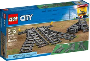 LEGO City 60238 Trains perjungimo bėgiai